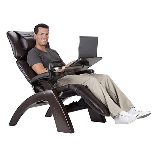 Reclining slightly to reduce disc pressure